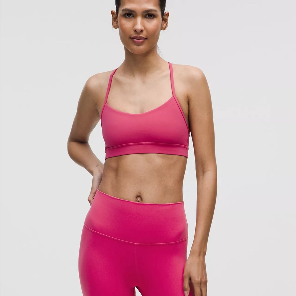 lululemon athletica Vibrant Pink Sports Bra